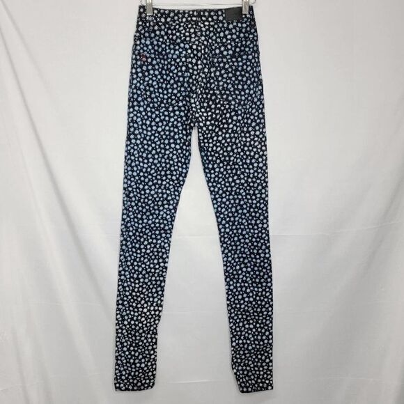 BDG Floral High Rise Skinny Jeggings Denim - Picture 9 of 12